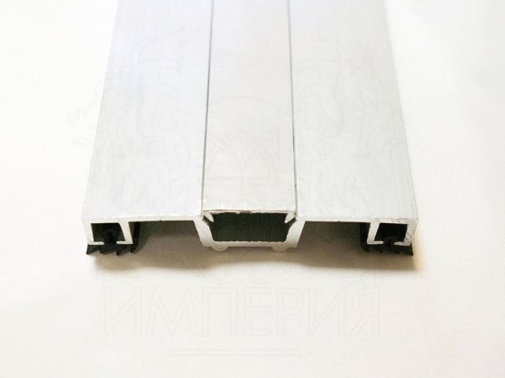 Прижимная планка скрытого монтажа алюминиевая AL Imper (универсальная) 80 мм (PU.80.d)