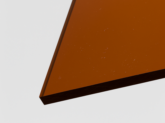 Монолитный поликарбонат Borrex "Оптимальный" толщина 2 мм, бронза йод