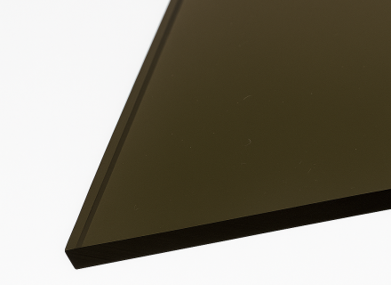 Монолитный поликарбонат Borrex толщина 4 мм, бронза серый