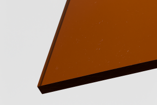 Монолитный поликарбонат Borrex "Оптимальный" толщина 15 мм, бронза йод