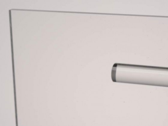 Абразивостойкий (нецарапающийся) монолитный поликарбонат LEXAN FMR5XT - 4 мм, бесцветный