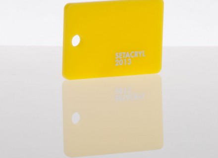 Литьевое оргстекло Setacryl, толщина 3 мм, желтый 2013