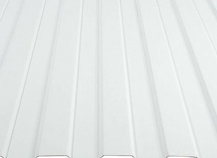 Профилированный поликарбонат Borrex толщина 0,8 мм, опал