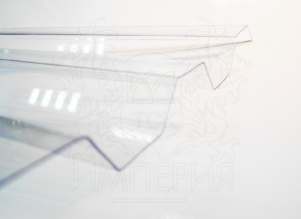 Профилированный поликарбонат Borrex толщина 0,8 мм, прозрачный