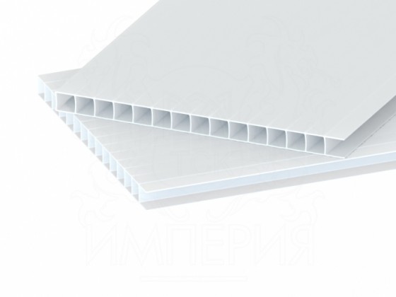 Сотовый поликарбонат IRROX толщина 6 мм, опал