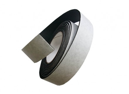 Уплотнитель вспененный (резина EPDM/ЭПДМ), 50мм, самоклеящийся | R.Y50.