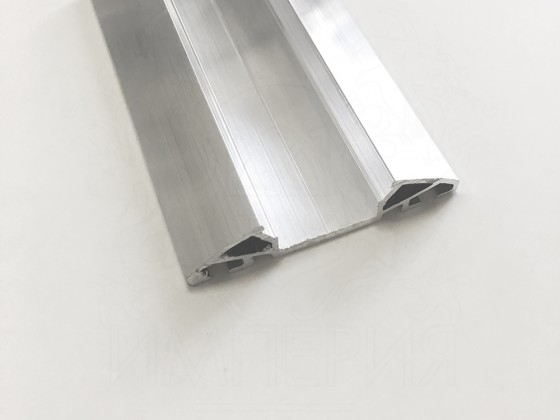 Прижимная планка скрытого монтажа алюминиевая AL-Imper (верхняя) 50 мм (PV.50.d)