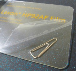 Поликарбонатная пленка LEXAN - расширение ассортимента!