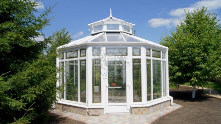 Готовые объекты - Крыша из поликарбоната в беседке №1