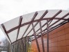 Навес из поликарбоната Ярославское шоссе.
