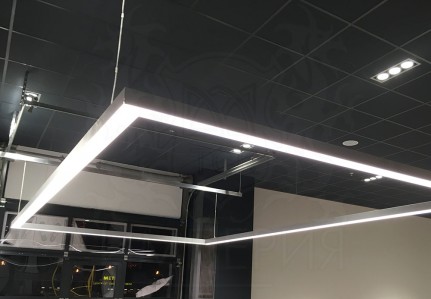 Готовые объекты - Световая конструкция из монолитного поликарбоната