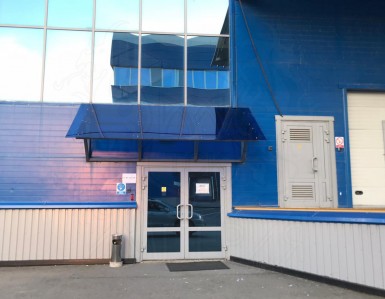 Готовые объекты - Навес над входной группой промышленного здания