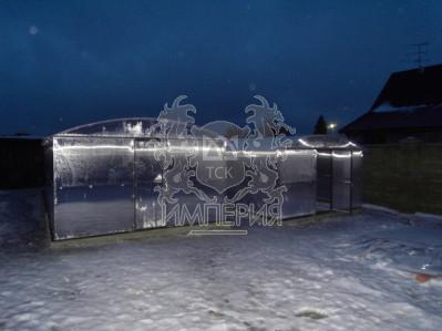 Теплица выполненная на заказ. Декабрь 2009 г.